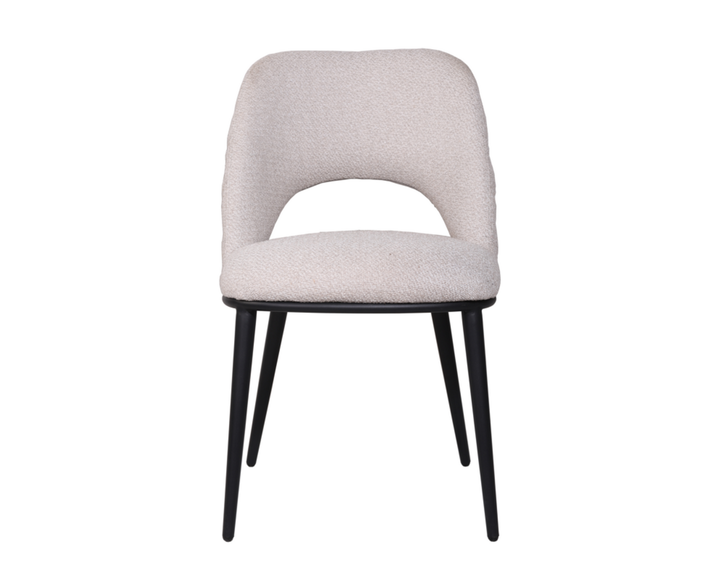 Axon Dining Chair – Curved Back & Quilted Royal Upholstery - 