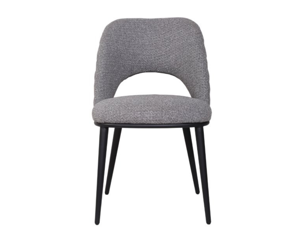 Axon Dining Chair – Curved Back & Quilted Royal Upholstery - 