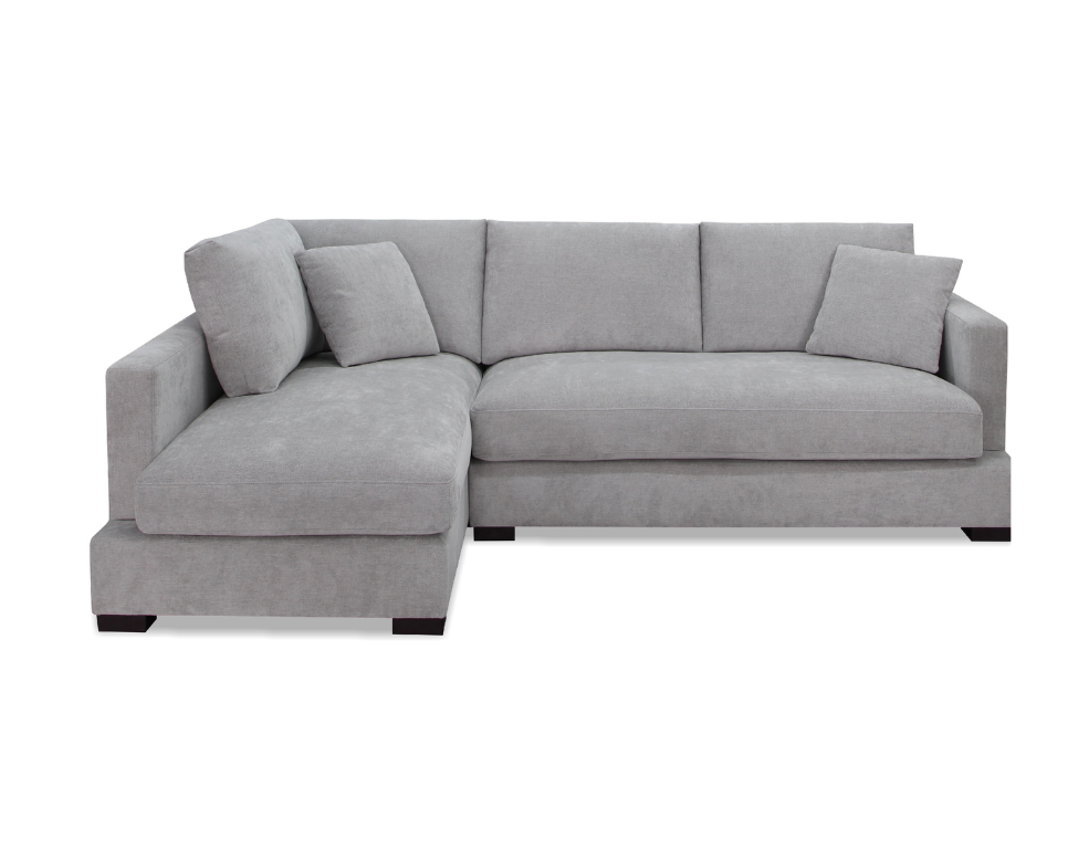 Bambino 3 Seater Chaise – Plush Fabric Modular Sofa with Timber Frame - 