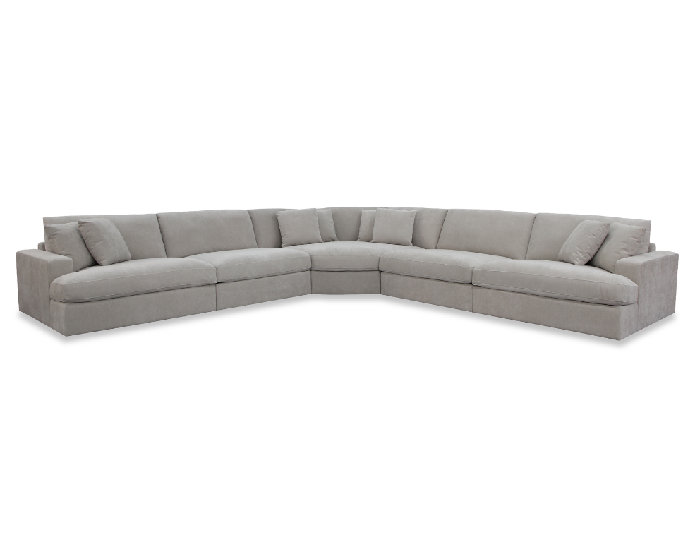 Baxter Jumbo Corner Lounge – Feather Seating & Modular Design - 