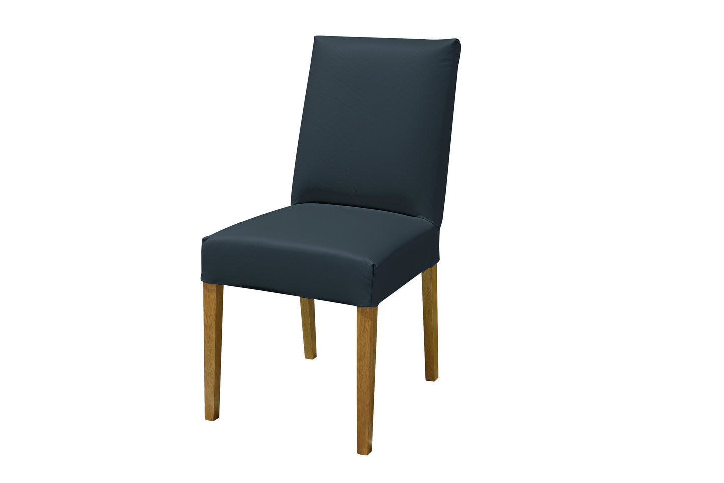 Bright Dining Chair – Forli Leather with Solid Rubberwood Legs - 