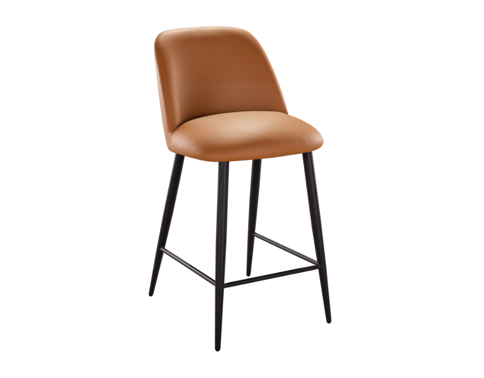 Carter Barstool – Durable PU Covering with a Solid Welded Frame - 