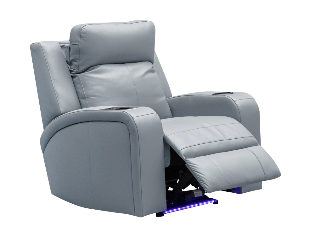 
                  
                    Dawson Electric Recliner – 100% Thick Leather with Built-in USB Ports - 
                  
                
