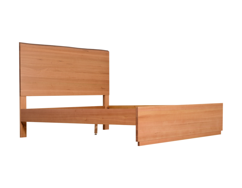 Diamond Bed Frame – Solid Messmate Timber & Solid Slat System - 