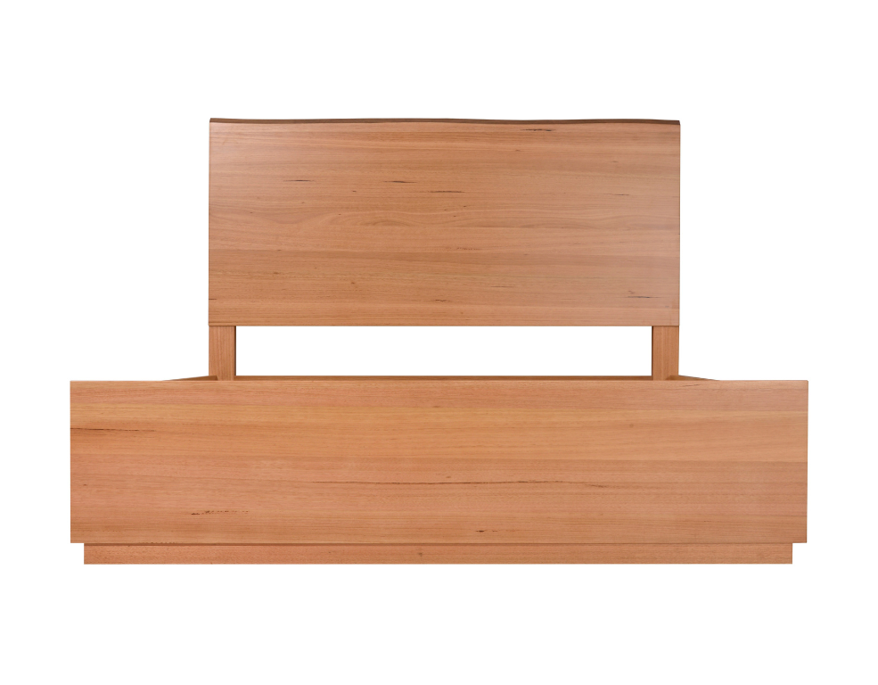 Diamond Bed Frame – Solid Messmate Timber & Solid Slat System - 