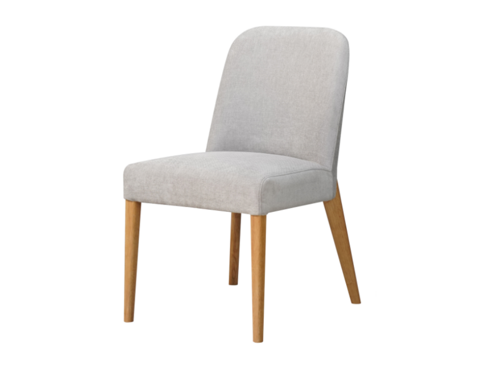 Dining Chair 1321 – Upholstered in Venice Fabric and Oak Legs - 