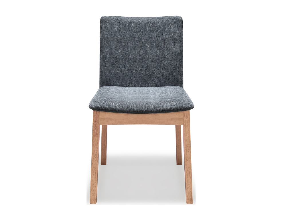 Dining Chair 1535 – Oak Colour Frame with Glamour Fabric Upholstery - 