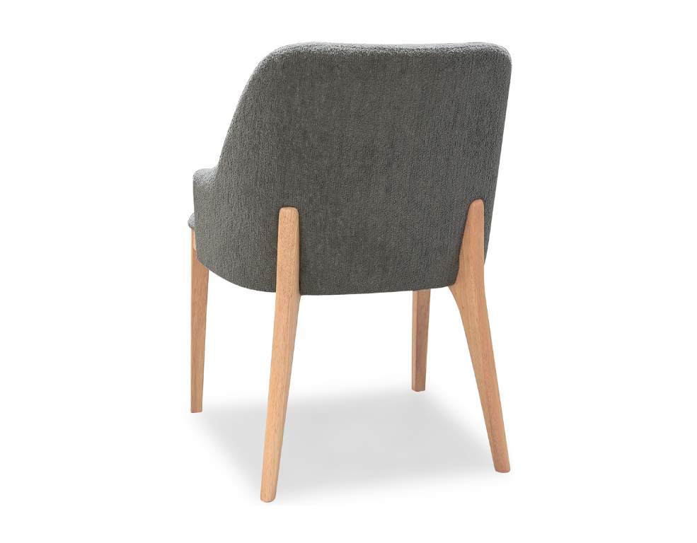 Dining Chair 1589 – Artie Fabric with Solid Wood Legs - 