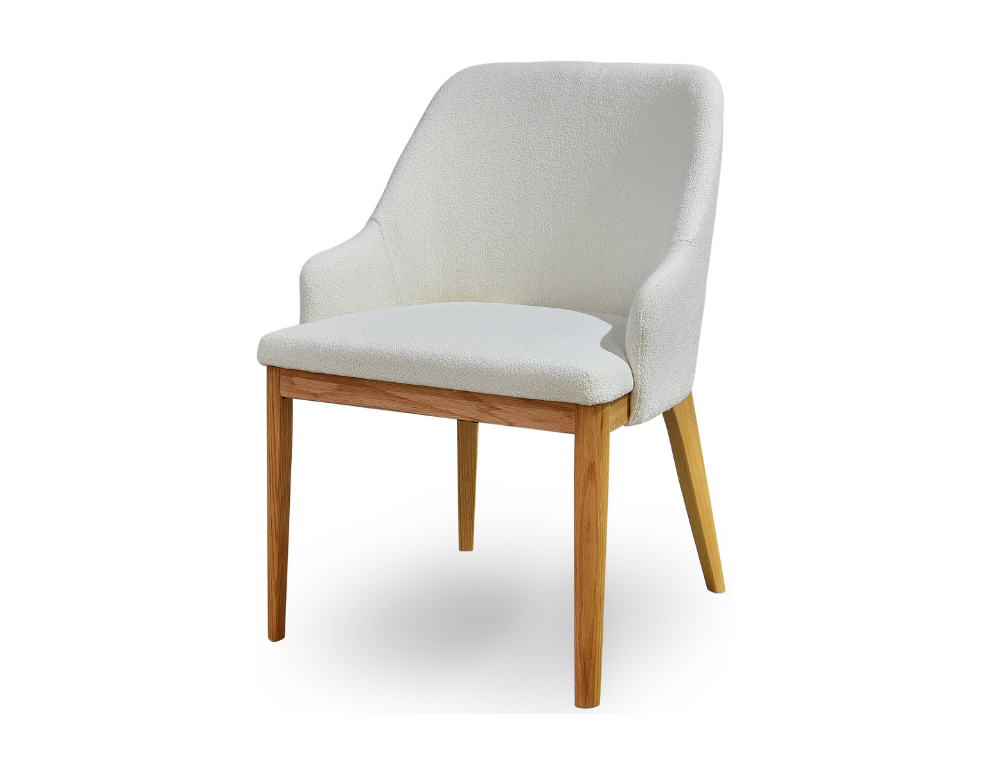 Dining Chair 1589 – Precision Fabric with Oak Legs - 
