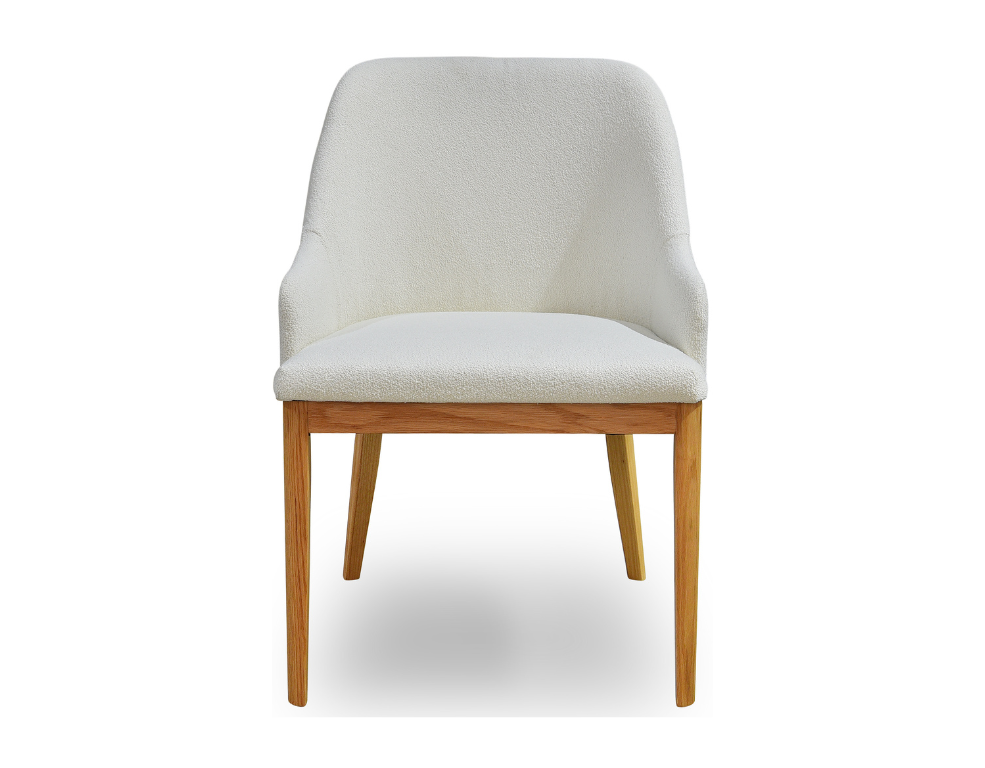 Dining Chair 1589 – Precision Fabric with Oak Legs - 
