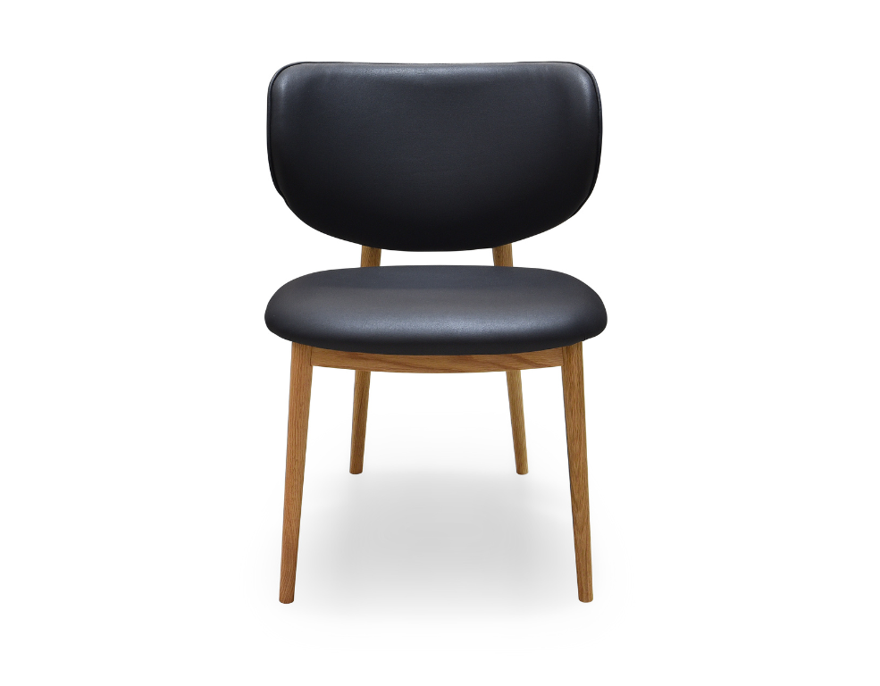 Dining Chair 1651 – Oak Frame & Endurotek Upholstery - 