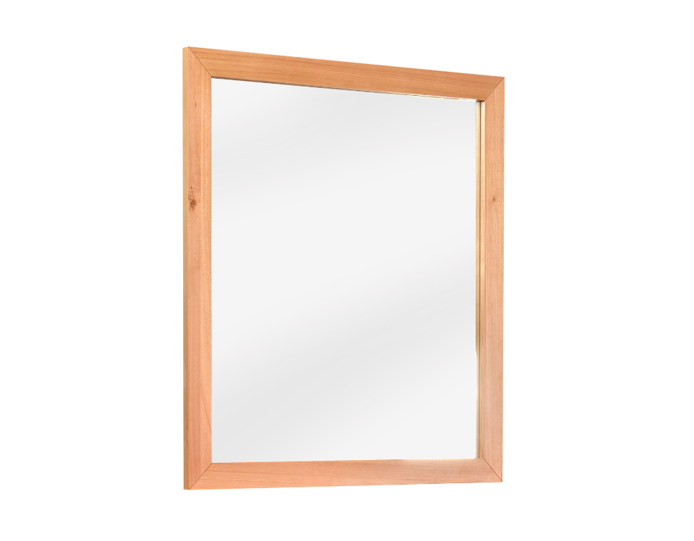 Emerald Mirror - Messmate Timber Frame & Generous Mirror Size - 