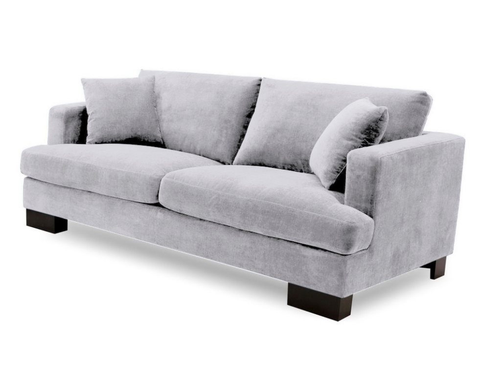 Empress 2 Seater Lounge Suite – Venice Fabric with Feather & Foam Seating - 