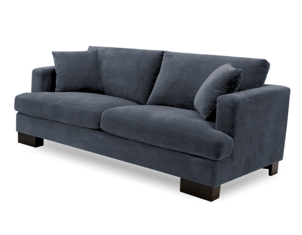 Empress 2 Seater Lounge Suite – Venice Fabric with Feather & Foam Seating - 