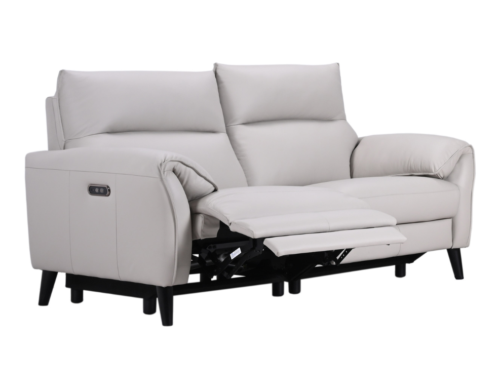Florence 3-Seater Electric Recliner – 100% Leather with USB Chargers - 