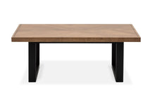 Harrington Coffee Table – Acacia Timber & Herringbone Design