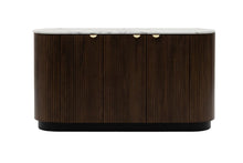  Henley Buffet - Solid Marble Top & Walnut Timber Finish