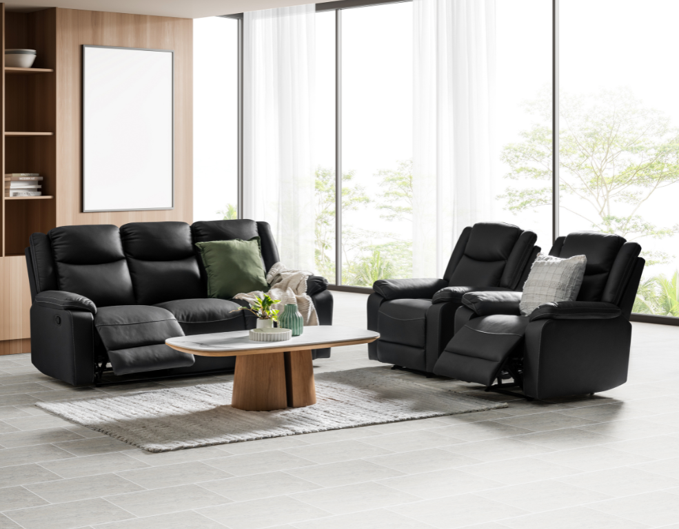 
                  
                    Lena Recliner Lounge Suite – Endurotek Fabric with 4 Recliners - 
                  
                