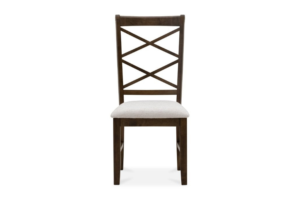 Lockwood Dining Chair – Crossback Design & Padded Seat - 