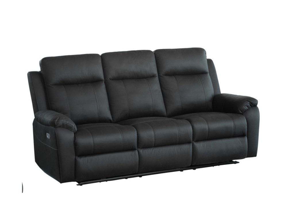 Luximo 3 Seater Electric Recliner – Triple Motor in Premium Thick Leather - 