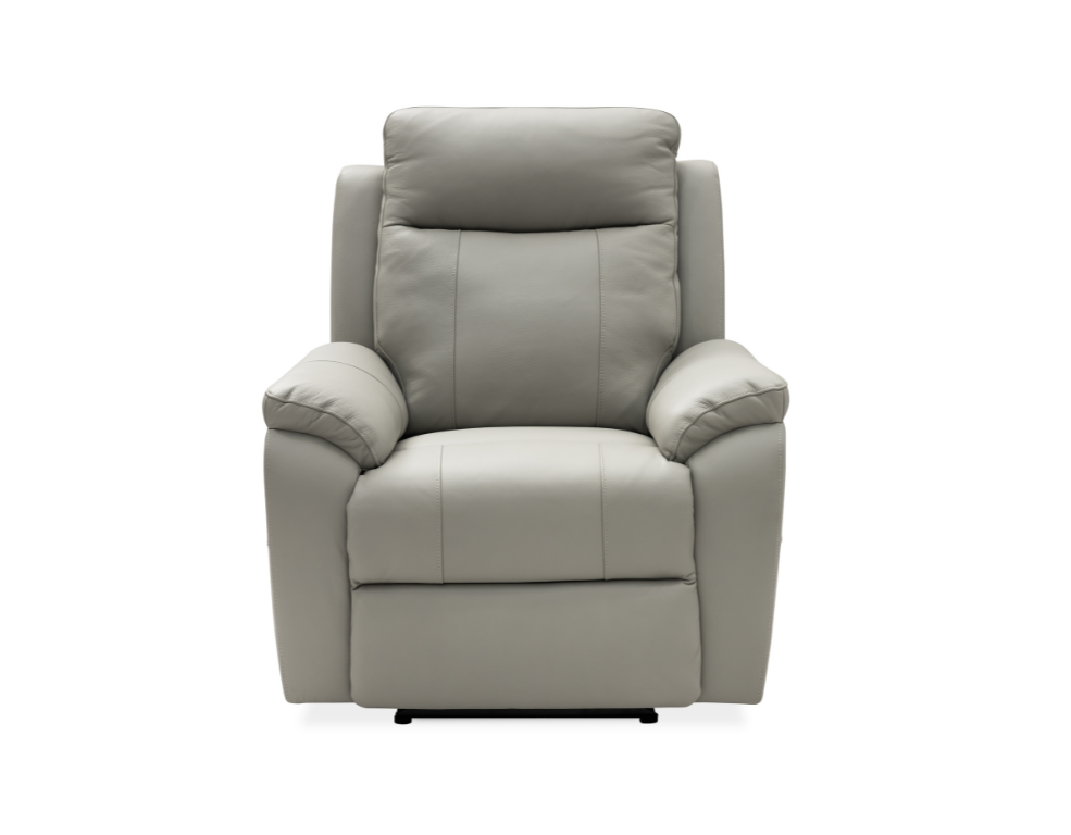 Luximo Single Recliner – 100% Leather with Triple Motor Electric Recliner - 