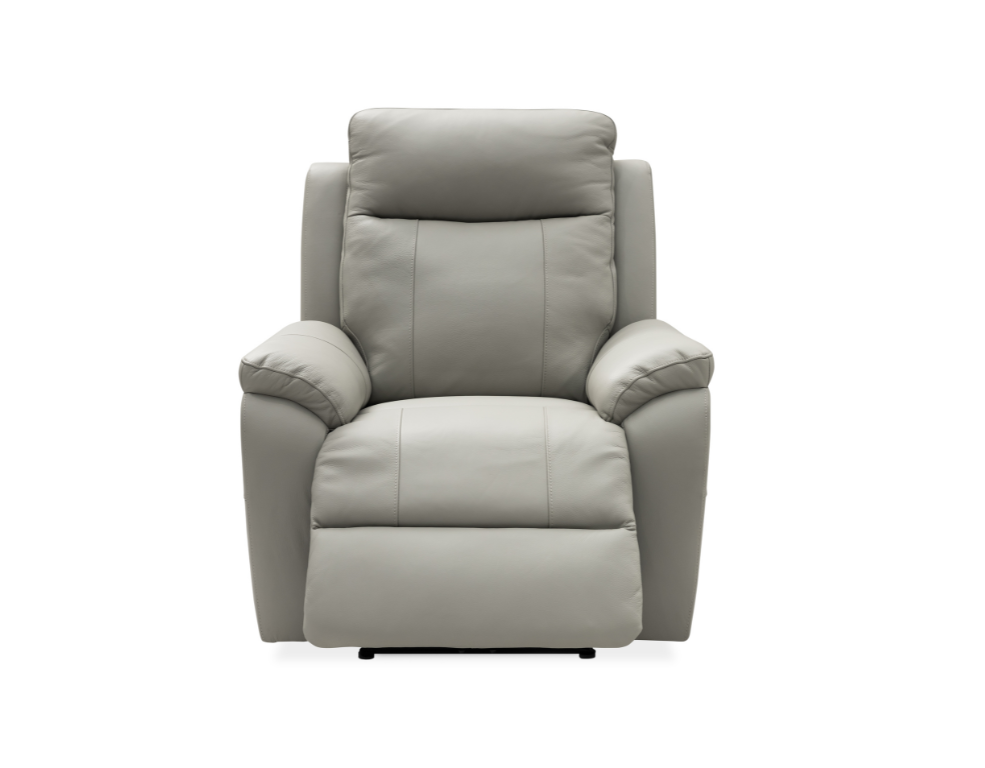 Luximo Single Recliner – 100% Leather with Triple Motor Electric Recliner - 