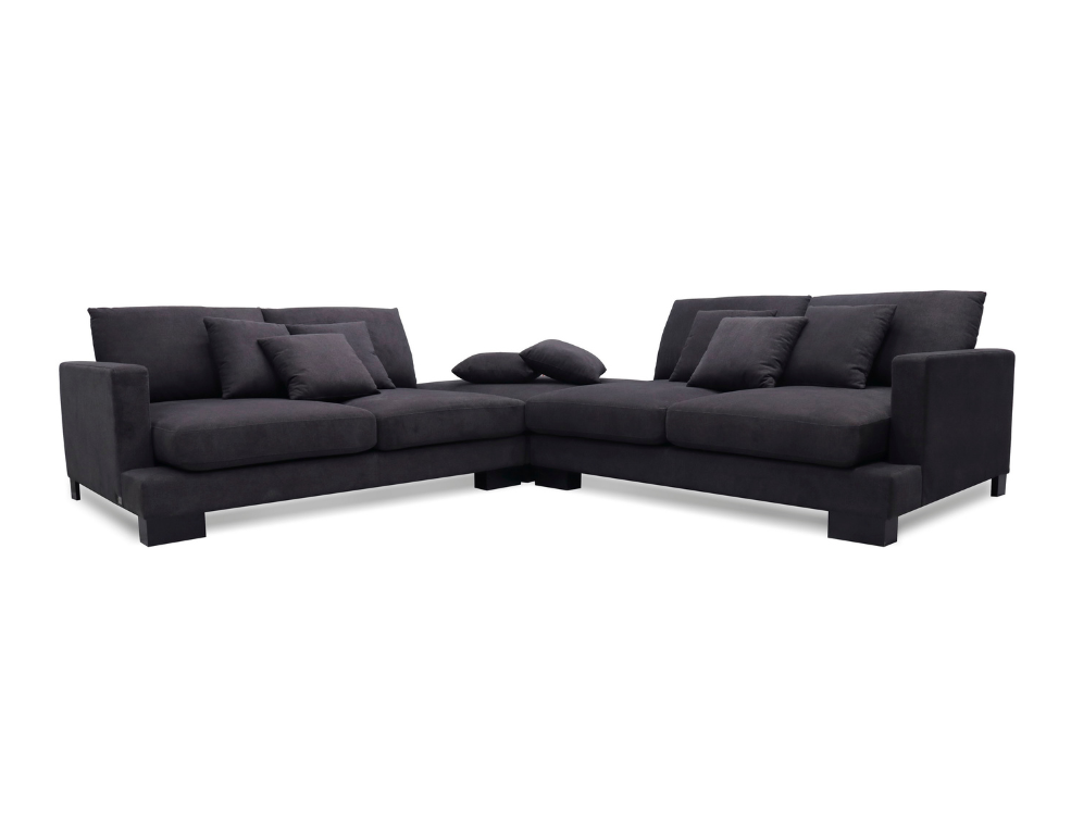 Manhatten 5 Seater Modular Lounge – Oversized Deep Seating & Ottoman - 