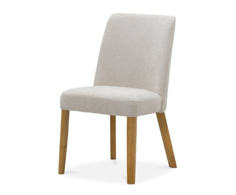 Maya Dining Chair – Modern Fabric & Solid timber Legs - 