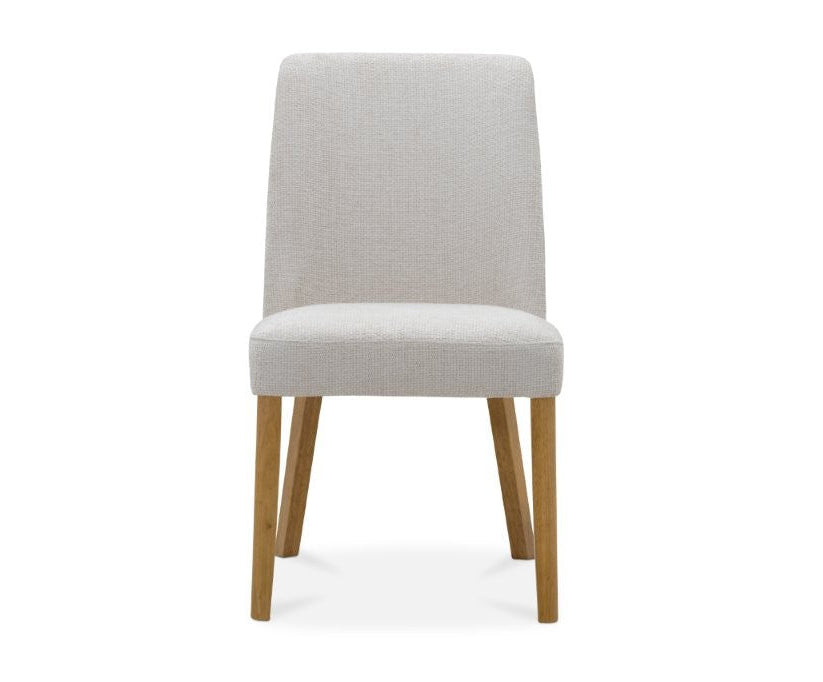 Maya Dining Chair – Modern Fabric & Solid timber Legs - 
