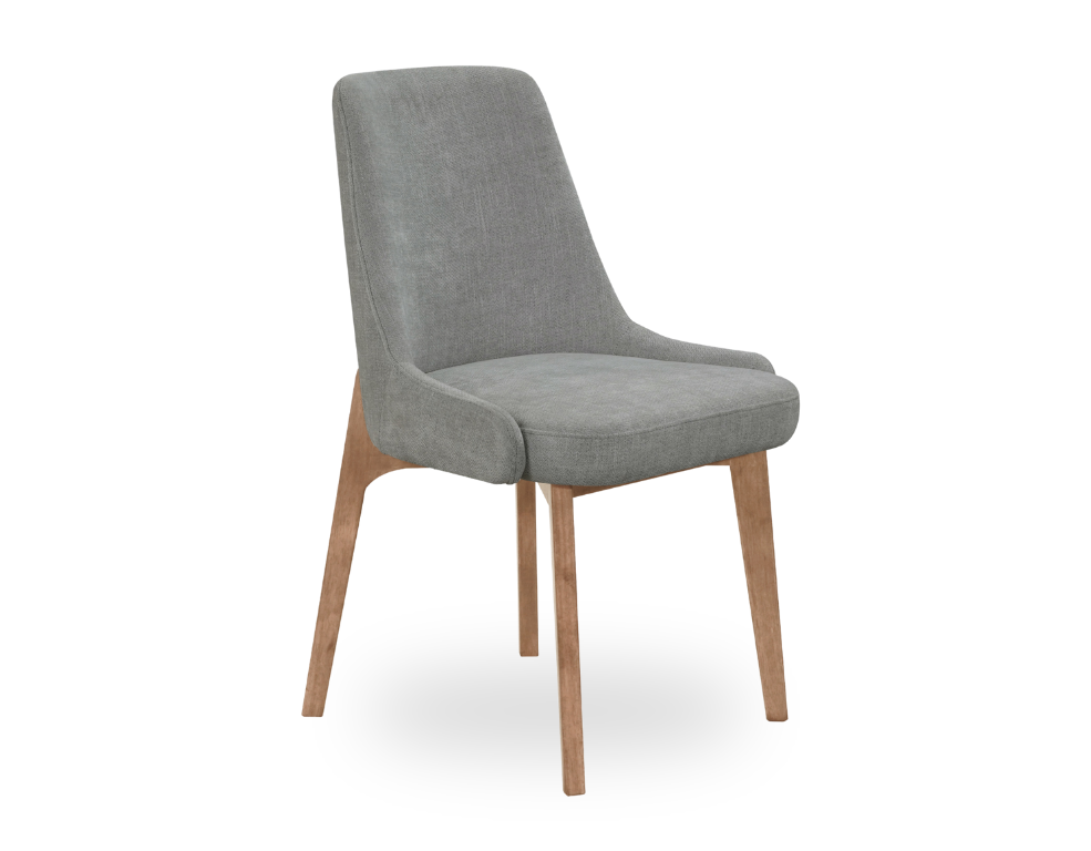 Medora Dining Chair – Solid Timber Legs & Glamour Fabric - 