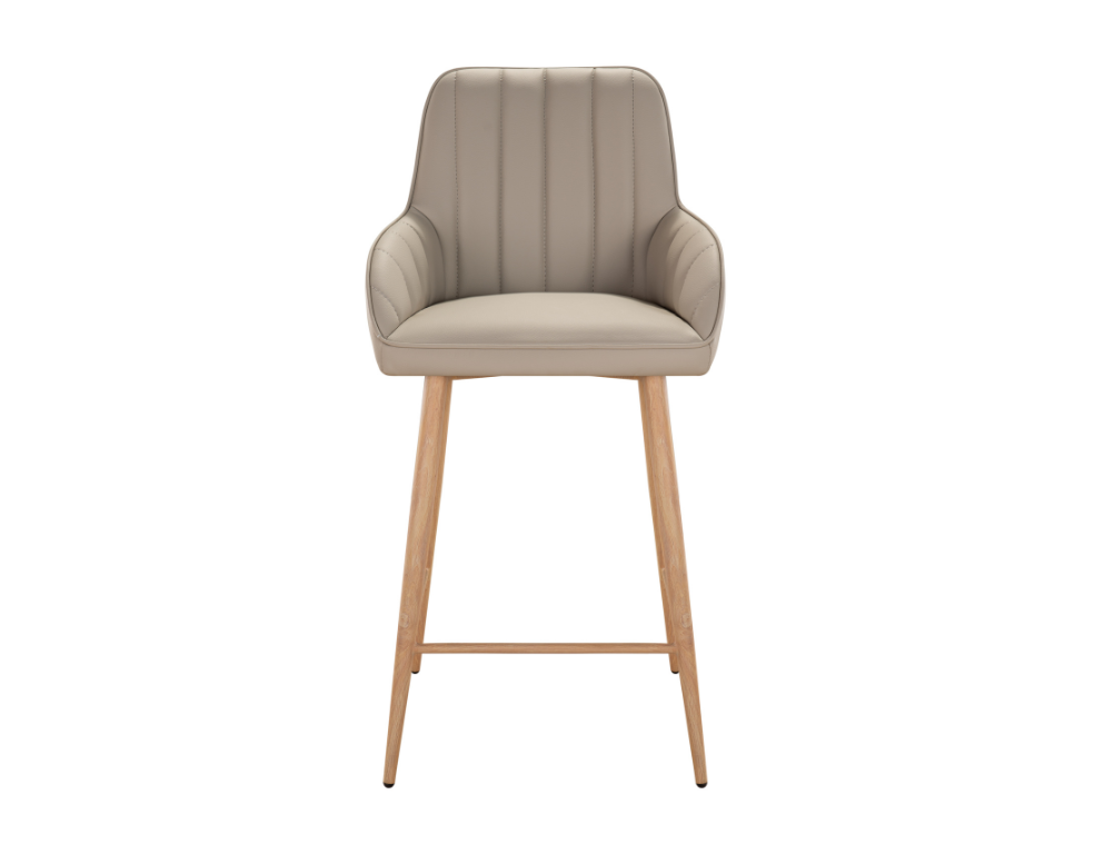 Neo Bar Stool – Easy Clean PU with Metal Legs - 