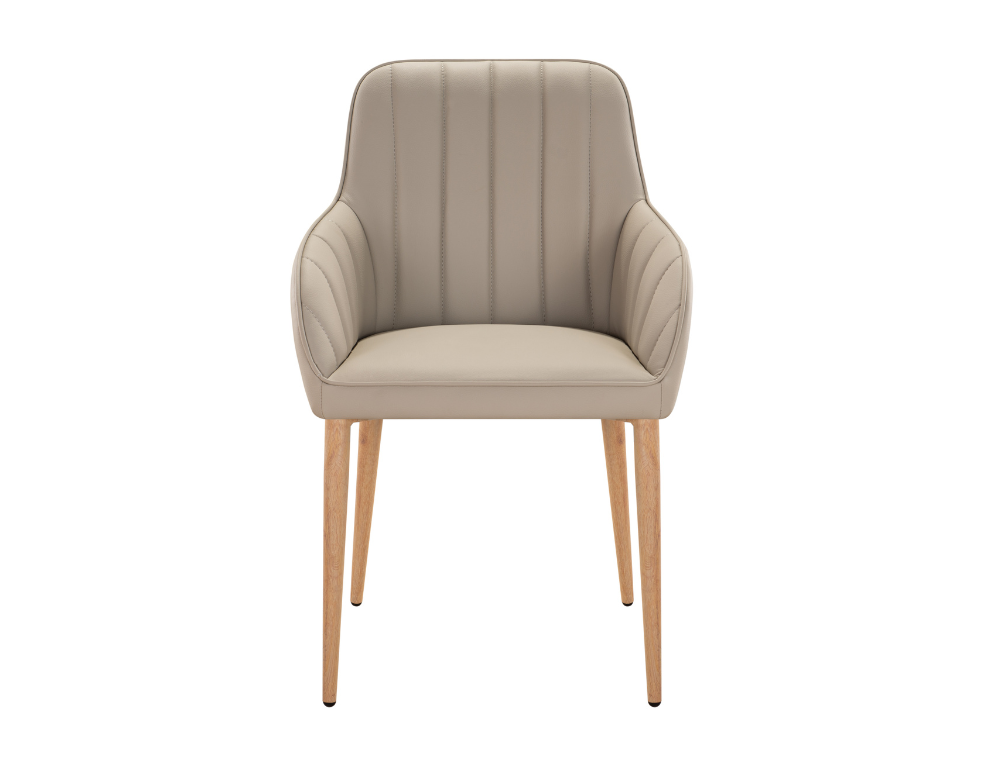 Neo Dining Chair – PU Seat & Powder Coated Metal Leg - 