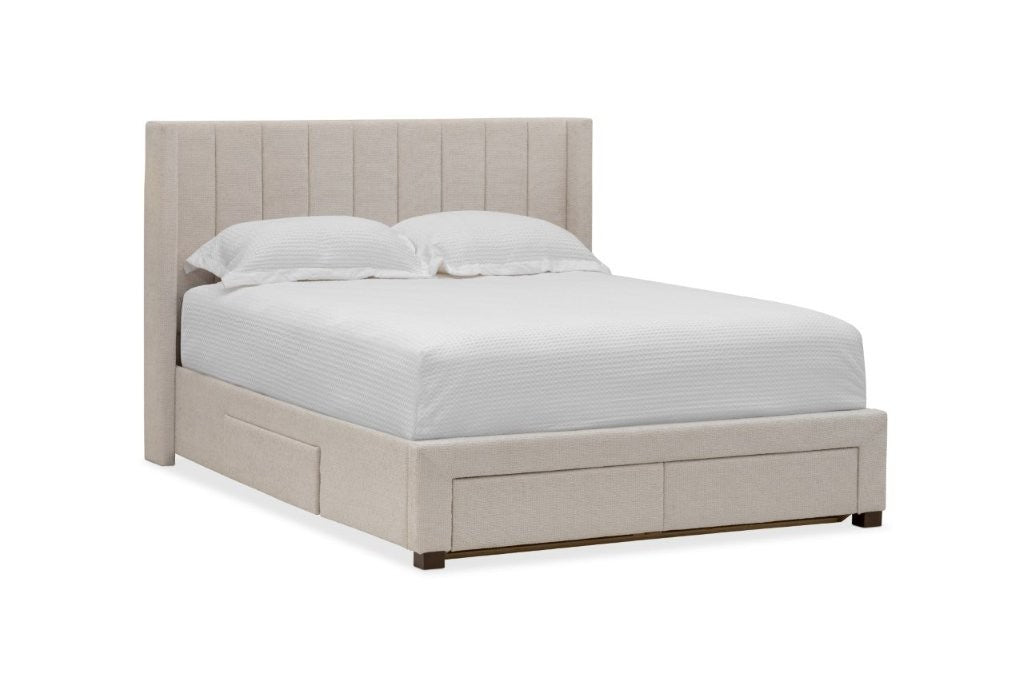 Orion Bed Frame – Mornington Fabric & Generous Storage - 
