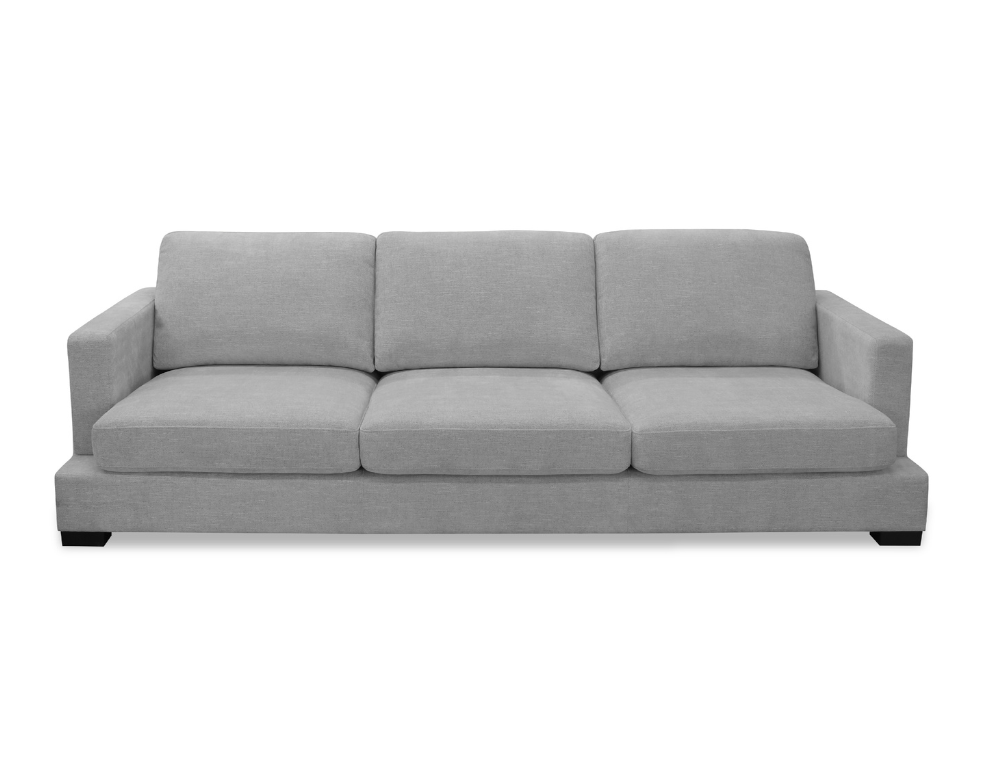 Orlando 3 Seater Sofa – Low-Profile Design with Glamour Fabric - 