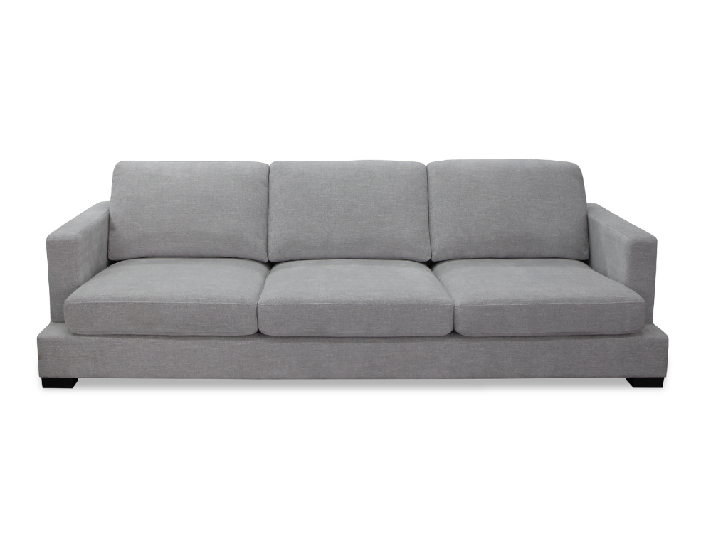 Orlando 3 Seater Sofa – Low-Profile Design with Glamour Fabric - 