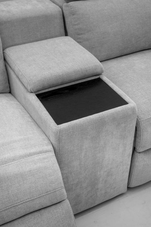 Phoenix Fabric Corner Lounge – Electric Recliners & Adjustable Headrests