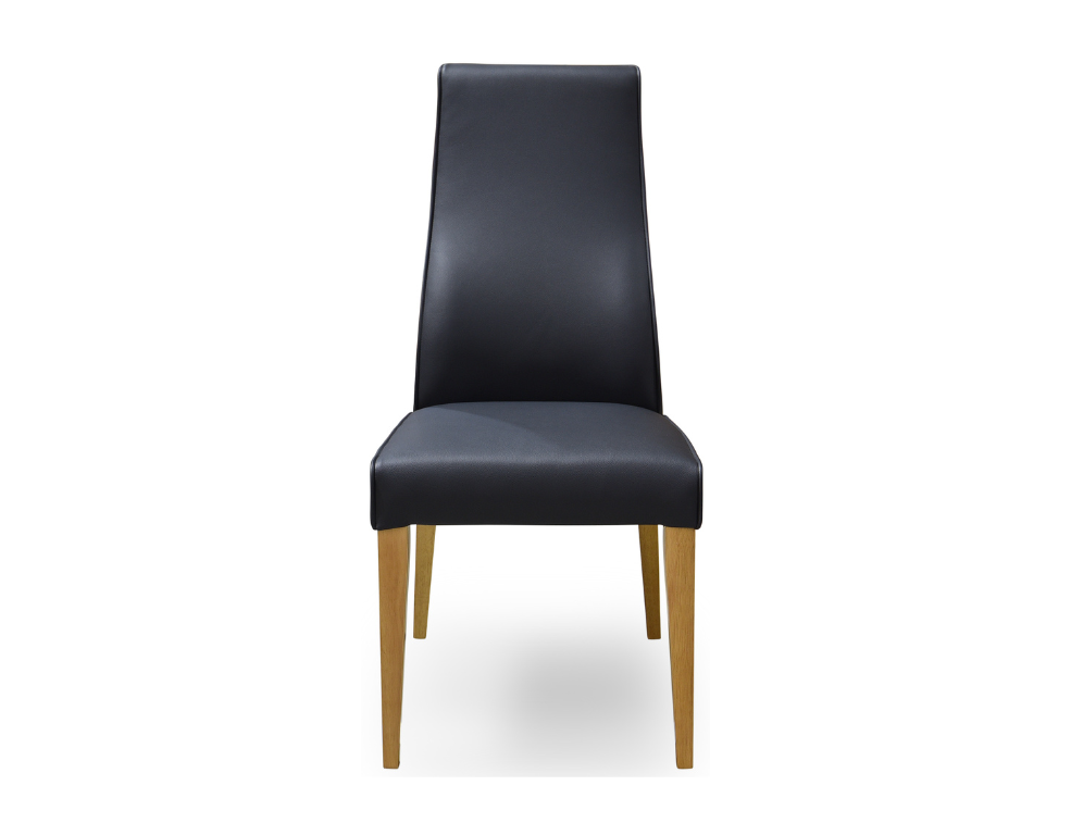Polo MKII Dining Chair – Premium PU with Marri Natural Legs - 