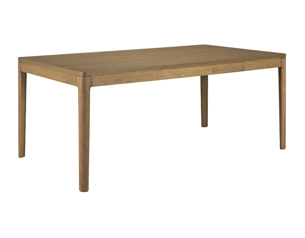 Raven Dining Table – Solid American Oak with Smooth Finish - 