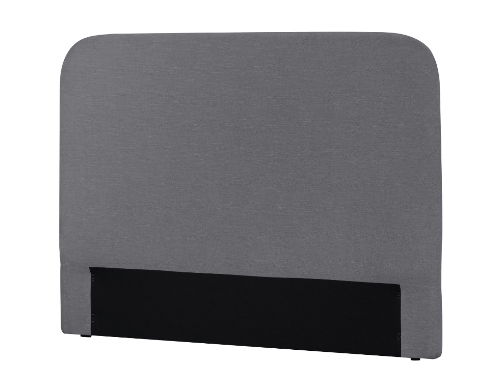 Sonny 2 Glamour Fabric Curved Headboard – Multiple Base Options Available - 