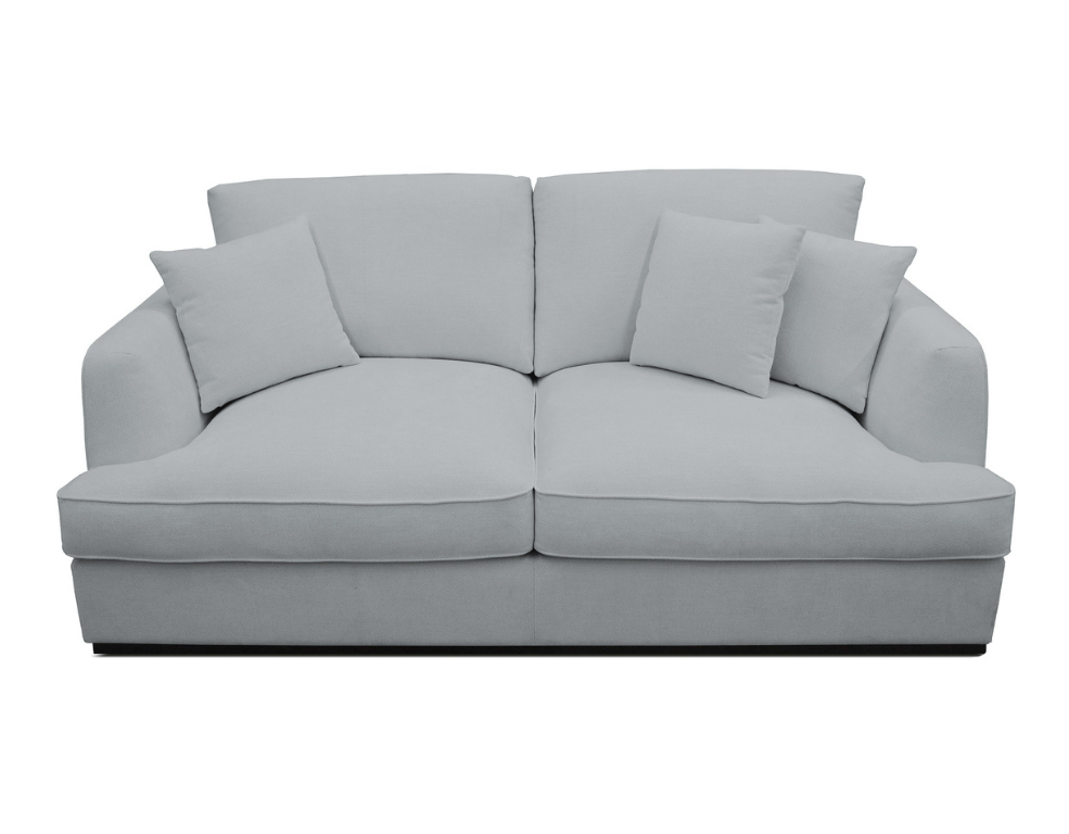 Statton V3 2.5 Seater Sofa – Glamour Fabric with 3 Scatter Cushions - 