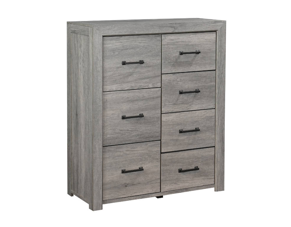 Tivoli Tallboy – Smooth Action Drawers with Sleek Black Handles - 