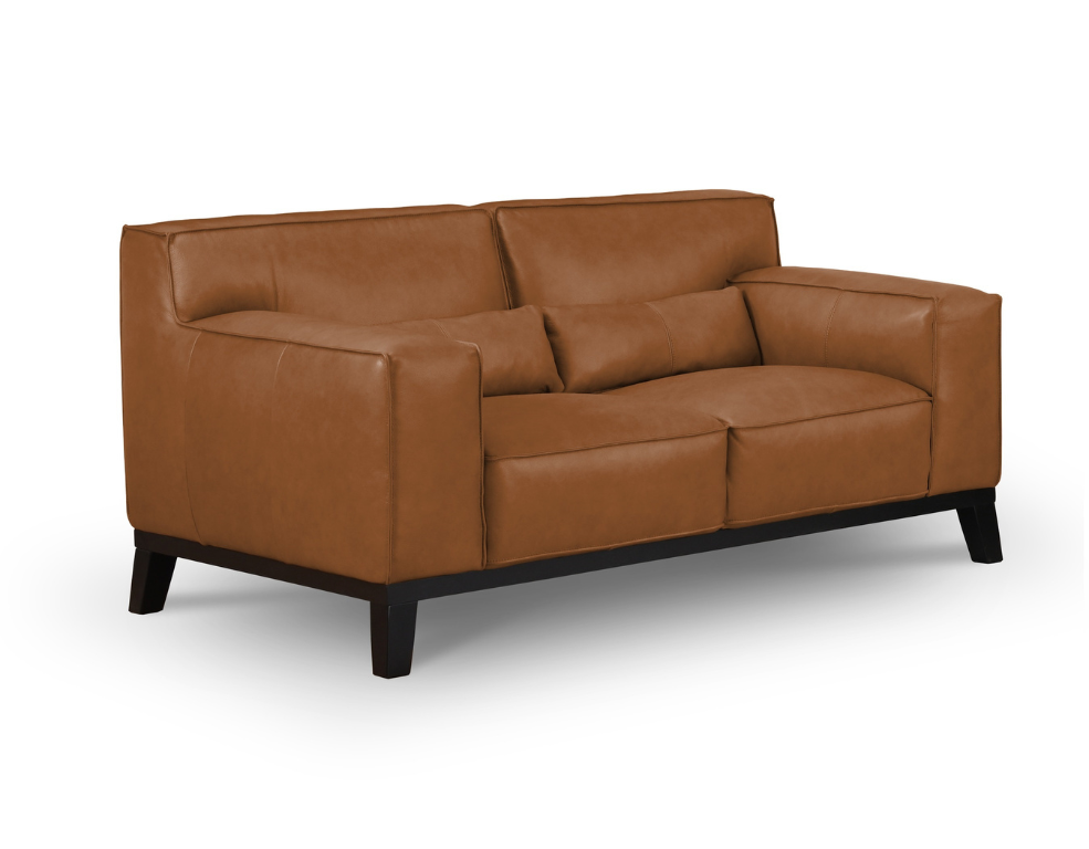 Zurich 2 Seater Sofa – 100% Vintage Leather with Pocket-Sprung Seating - 